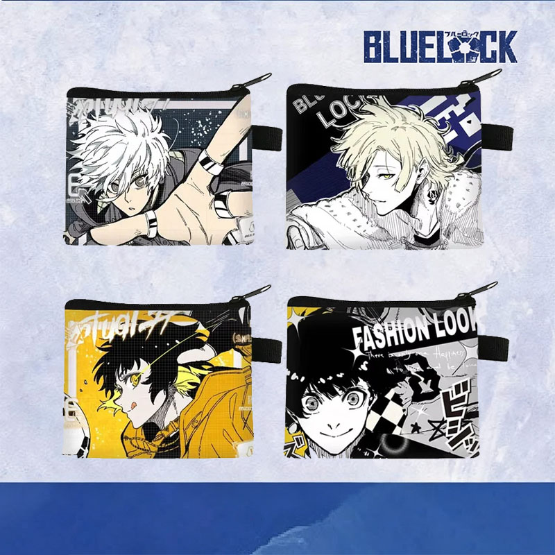Cosplay Prop Blueprints - กระเป๋าใส่เหรียญลายอนิเมะ Blue Lock ตัวละคร Nagi Seishiro