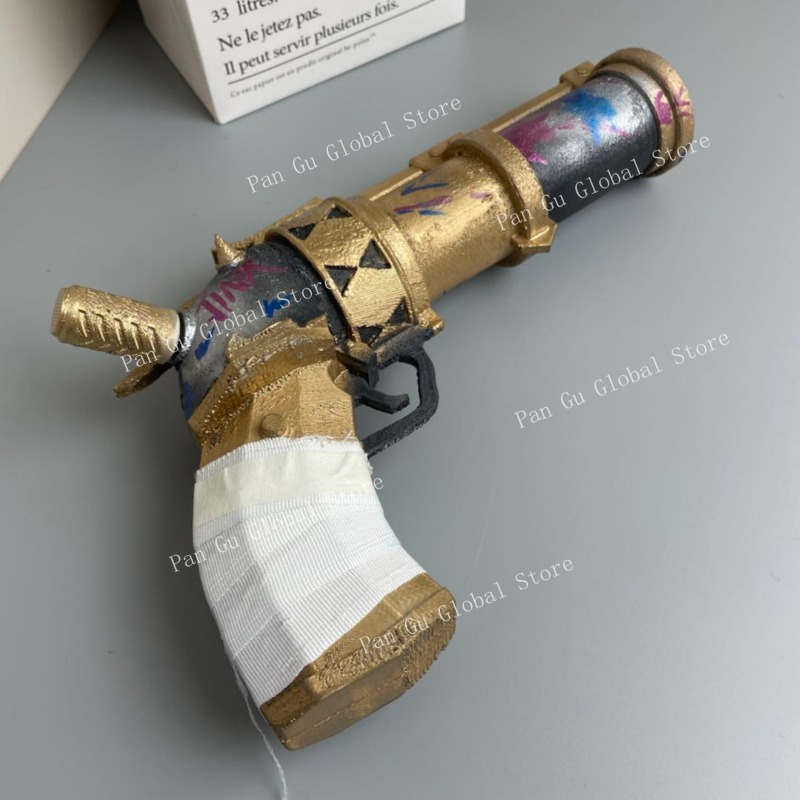 Cosplay Prop Pistol - 28 ซม./11.02in Jinx ปืนพกที่กําหนดเอง 3D พิมพ์คอสเพลย์