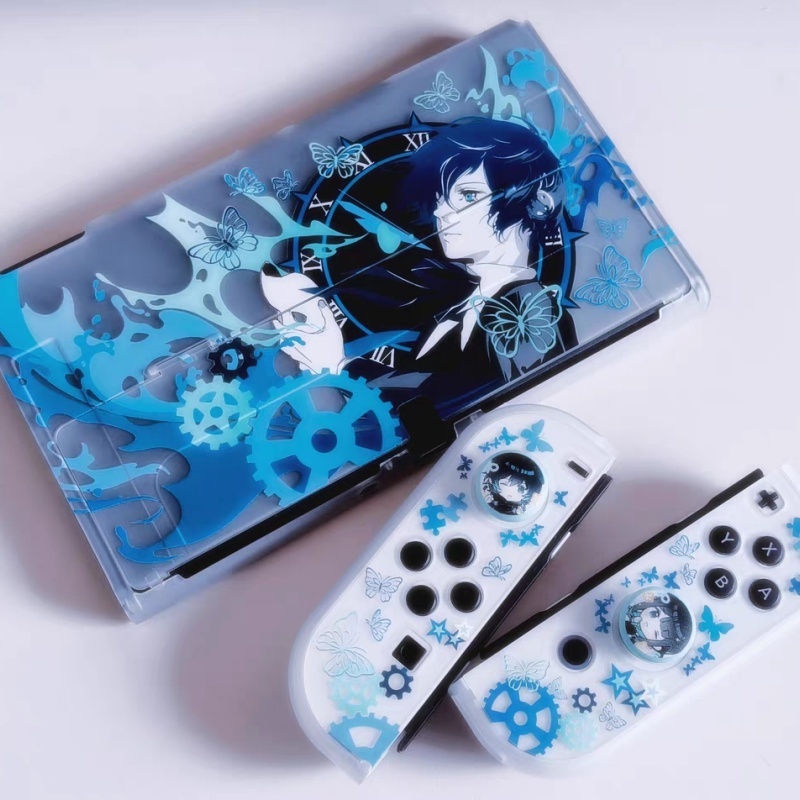 Cosplay Prop Patterns - เคสใสกึ่งโปร่งแสง Persona 3 Makoto Yuki ลายป้องกันแบบแข็ง