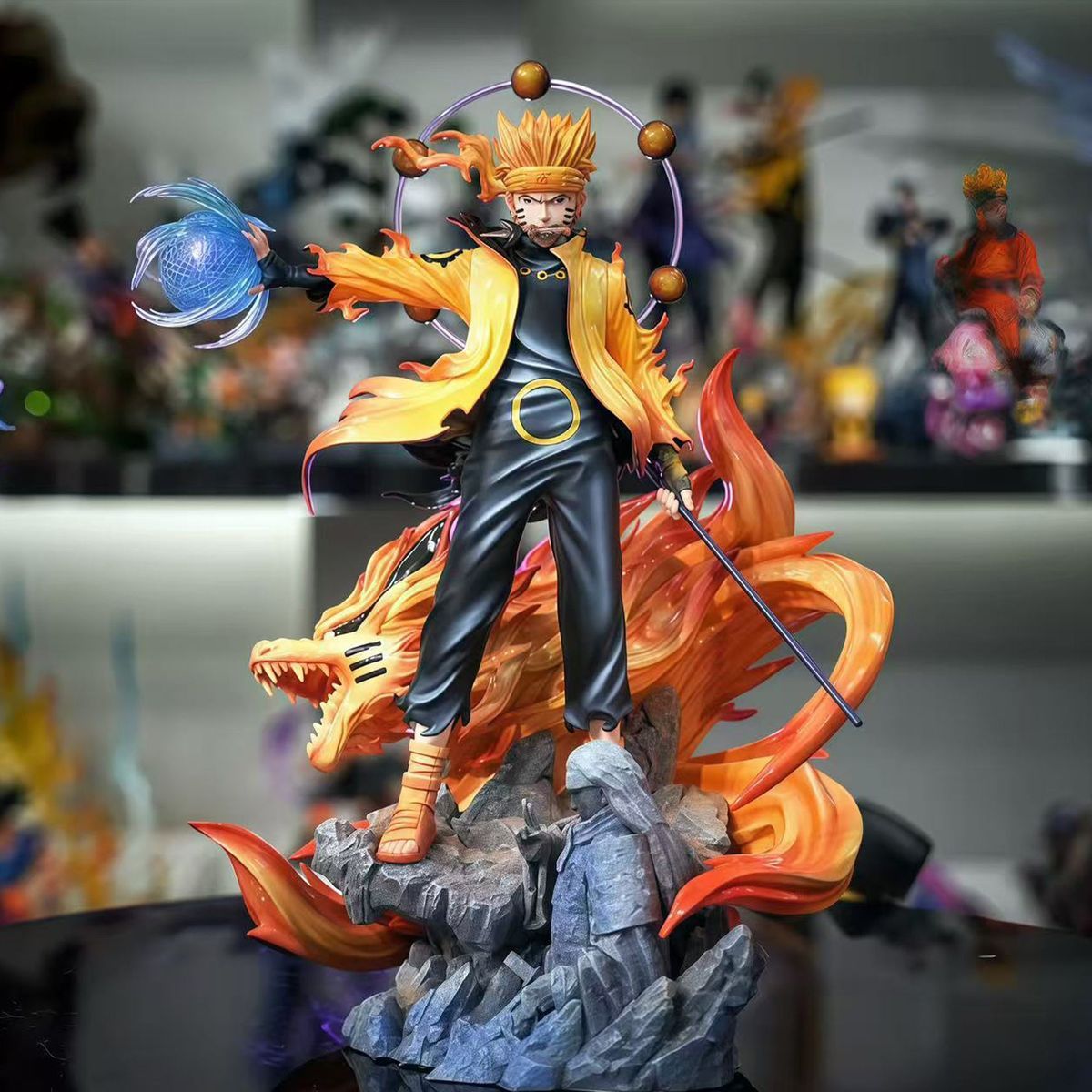 ฟิกเกอร์นินจาอนิเมะ พร้อมเอฟเฟ - Cosplay Flame Prop บทวิจารณ์และราคา