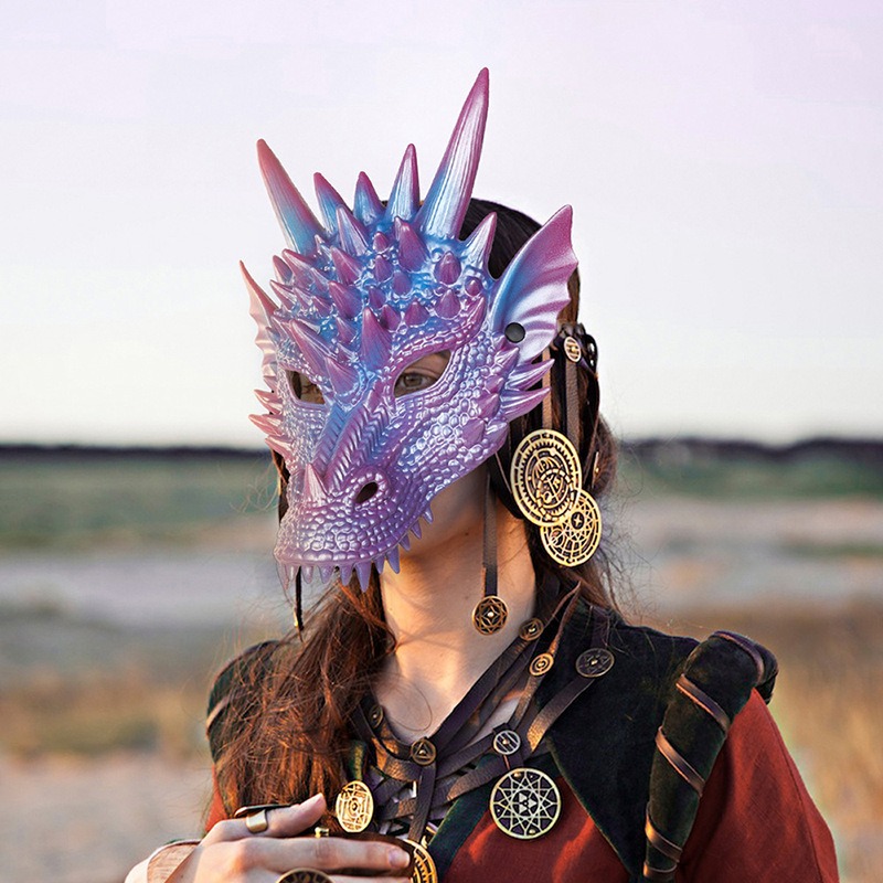 หน้ากากมังกรฟ้ามุกหน้ากากอัศวิ - Cosplay Prop Blueprints บทวิจารณ์และราคา
