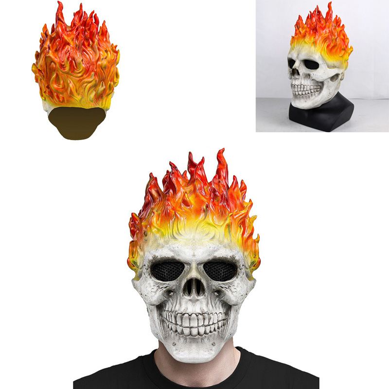 หน้ากากฮาโลวีนรูปโครงกระดูกเปล - Cosplay Flame Prop บทวิจารณ์และราคา