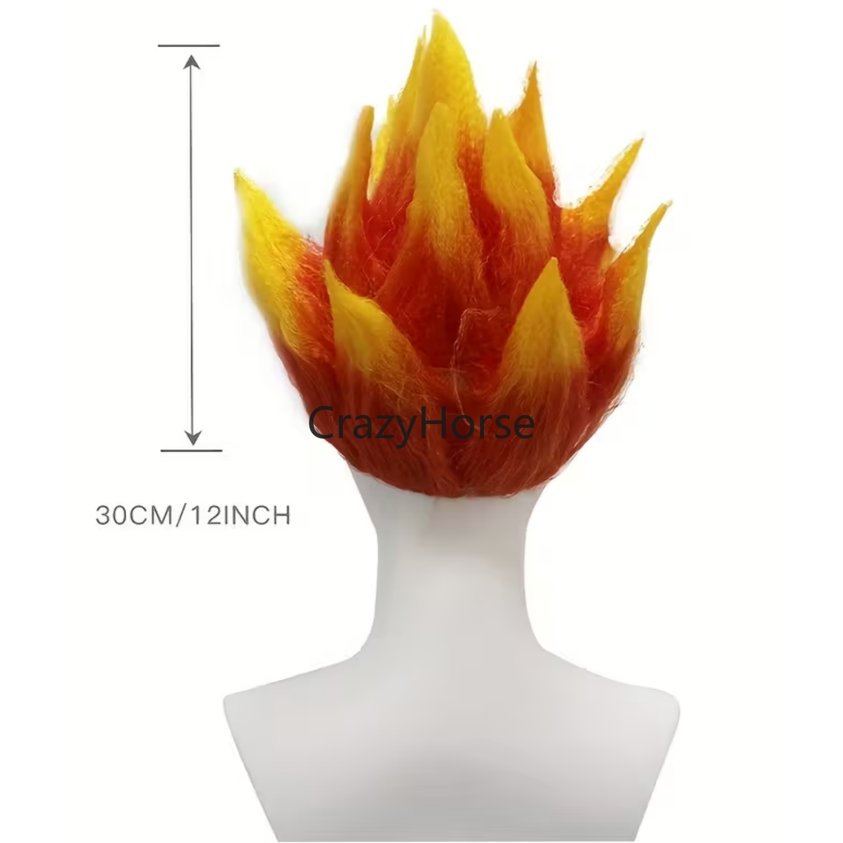 วิกผมคอสเพลย์ไซย่าสำหรับผู้ใหญ - Cosplay Flame Prop บทวิจารณ์และราคา