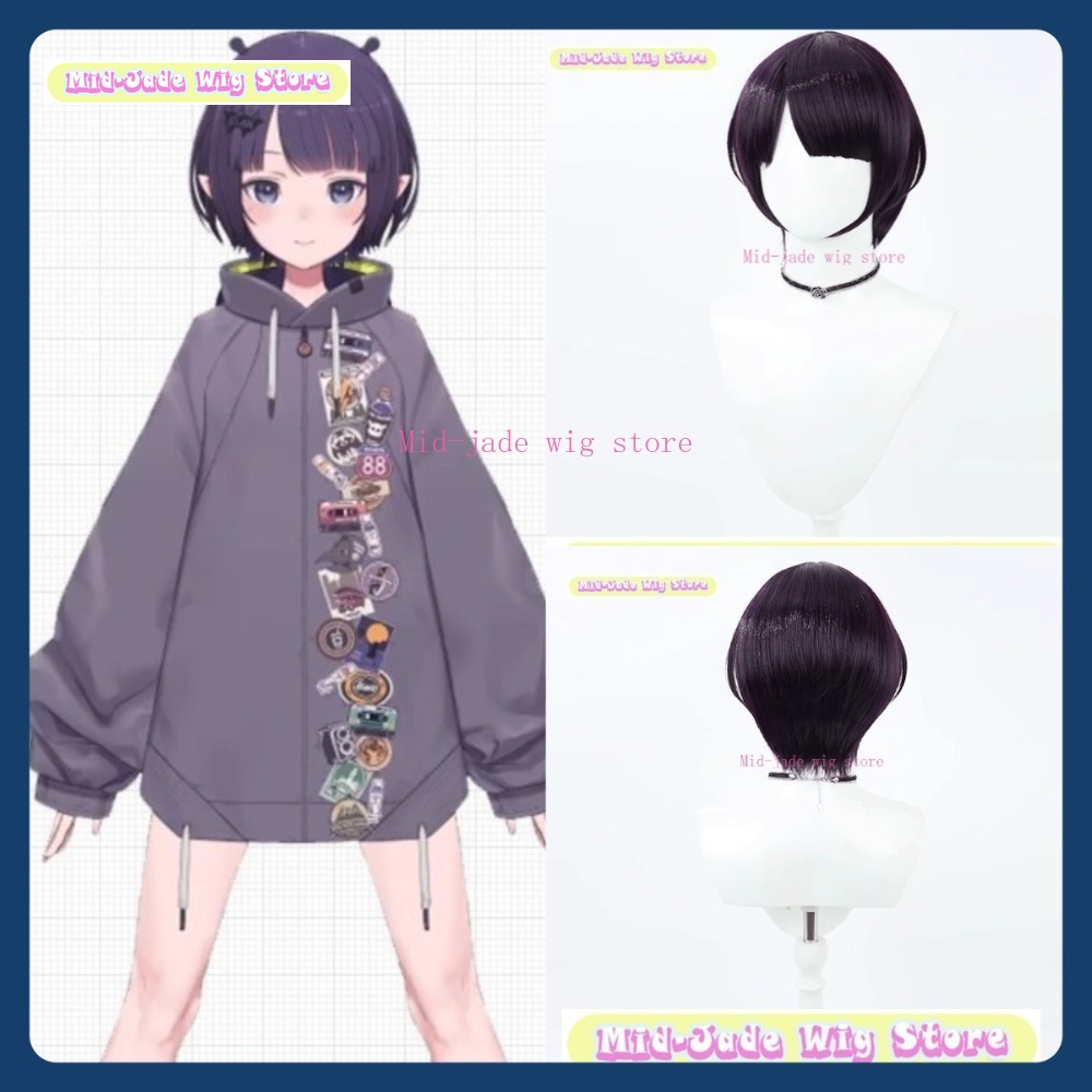 Mid-jade Wig Store Hololive EN - Prop En Cosplay บทวิจารณ์และราคา