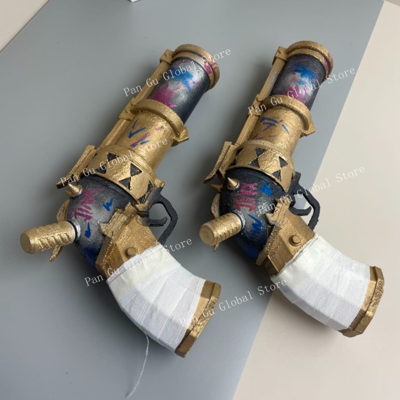 28 ซม./11.02in Jinx ปืนพกที่กํ - Cosplay Prop Pistol บทวิจารณ์และราคา