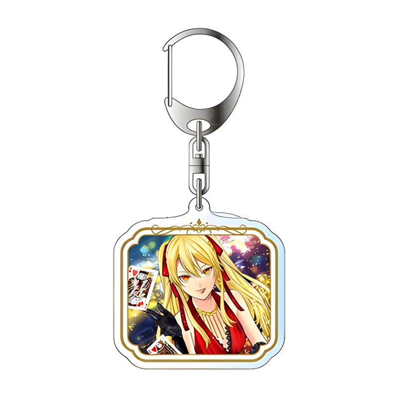 พวงกุญแจอะคริลิกอนิเมะ Kakegur - Cosplay Prop Painting บทวิจารณ์และราคา