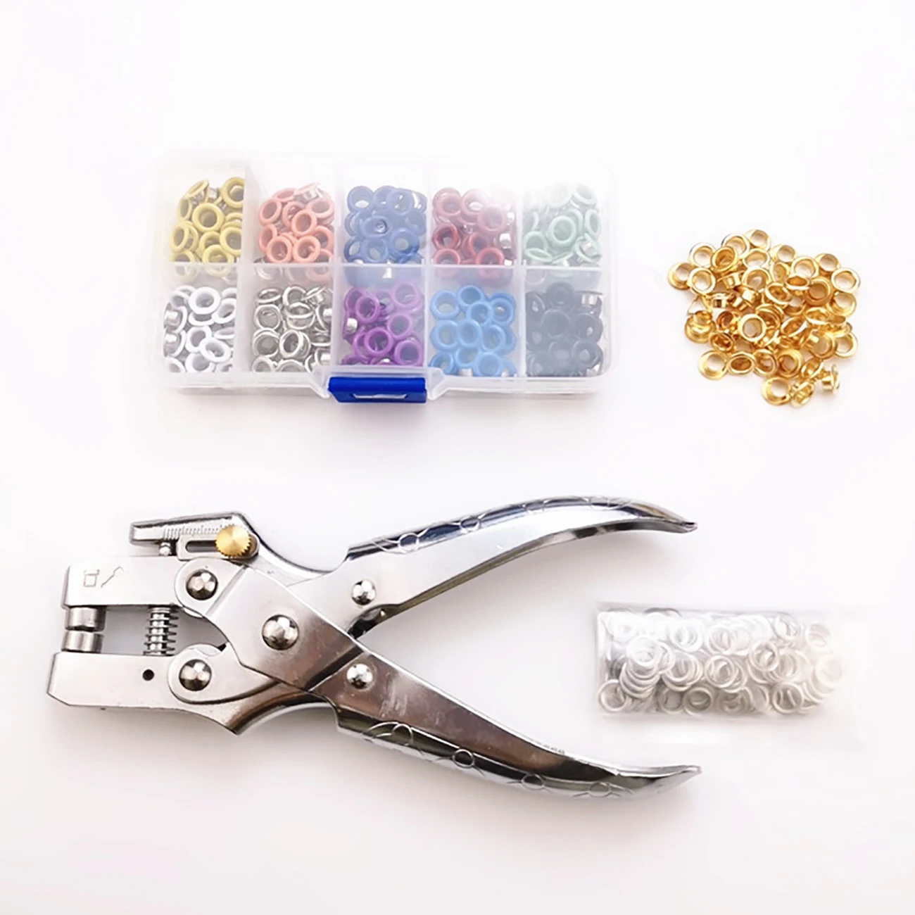 5MM ตาไก่คีมติดตั้ง 300pcs สีต - Snap Plier Setter บทวิจารณ์และราคา