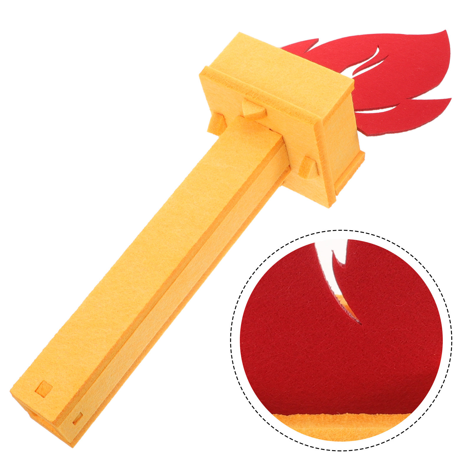 คบเพลิง 3D น้ำหนักเบา ไม่มีเปล - Cosplay Flame Prop บทวิจารณ์และราคา