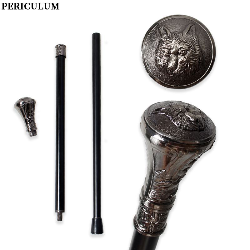 ไม้เท้าแกะสลักหัวหมาป่าสีเงินโ - Detachable Cosplay Prop บทวิจารณ์และราคา