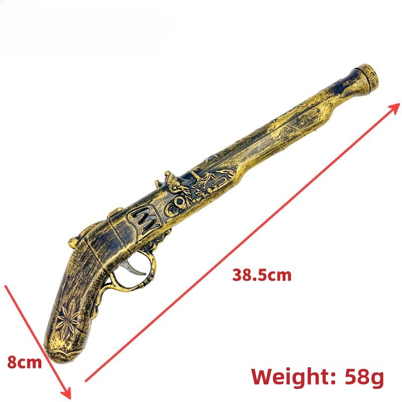 40 ซม./15.75 นิ้วปืนโจรสลัดพลา - Cosplay Prop Pistol บทวิจารณ์และราคา